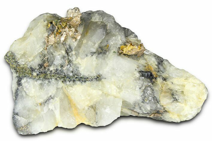 Native Silver in Calcite - Morocco #368324